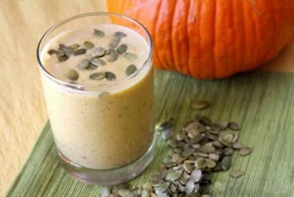 milk with pumpkin seeds for parasites
